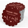 thumbnail image 4 of Inkdotpot Thank You From The New Wedding Bottle Tag Real Rose Gold Foil Favor Hang Tags Pack Of 100, 4 of 6