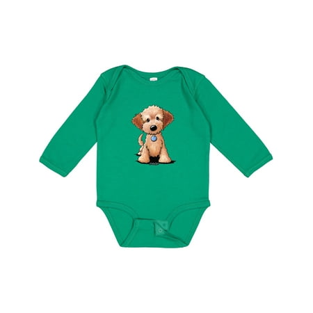 

Inktastic KiniArt Mini Goldendoodle Gift Baby Boy or Baby Girl Long Sleeve Bodysuit