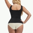 thumbnail image 4 of BYHONG Tank Tops For Women Shapewear Square Neck Camisole Tops Black_001 S, 4 of 7