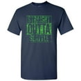 thumbnail image 2 of UGP Campus Apparel Straight Outta Seattle T-Shirt - 3X-Large - Navy, 2 of 6