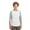 White/Grey Hth, variant on Sport Tek Teen Unisex Regular Colorblock Jersey White/Grey Hth Medium