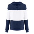 thumbnail image 1 of Sudadera con capucha informal de manga larga suelta con estampado de rayas a la moda para mujer Pompotops gfhjh12083, 1 of 7