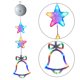 thumbnail image 2 of Cortina LED 3 Paquetes Ligera Ventana Multicolor (campana), 2 of 9