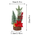 thumbnail image 3 of Tkrady Christmas Party Supplies, Christmas DecorChristmas Tree Mini Christmas Tree Small Christmas Tree Tabletop Christmas Tree Table Top Christmas Trees With Lights Christmas Decorations, 3 of 6