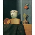 thumbnail image 2 of Anna Maria Punz 15x18 Black Ornate Wood Framed Double Matted Museum Art Print Titled - Still Life with Kitchen Dishes, Onion and Kohlrabi (1754), 2 of 5