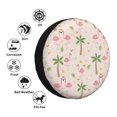 thumbnail image 6 of PUREYAH Cartoon Flamingos Pink Background Rv Spare Tire Cover, Wheel Covers Protectors Universal Fit for Camping Travel Trailer Truck 14 inch, 6 of 6