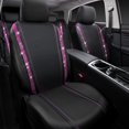 thumbnail image 2 of Juego completo de fundas para asientos de coche CAR PASS Bling de piel impermeable, 2 of 9