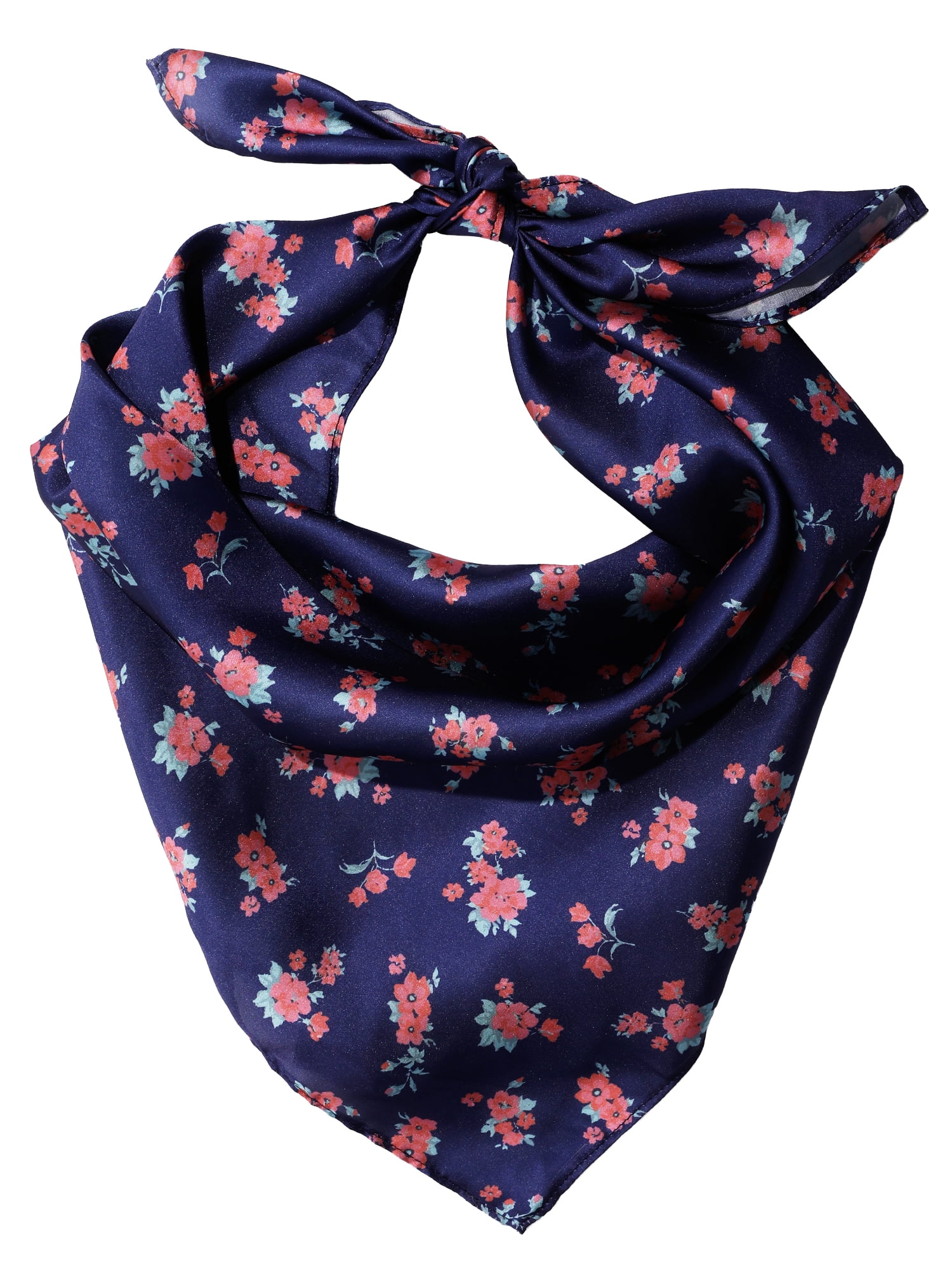 Celebrity Pink Women's Blue Flower Fashion Hair Scarf