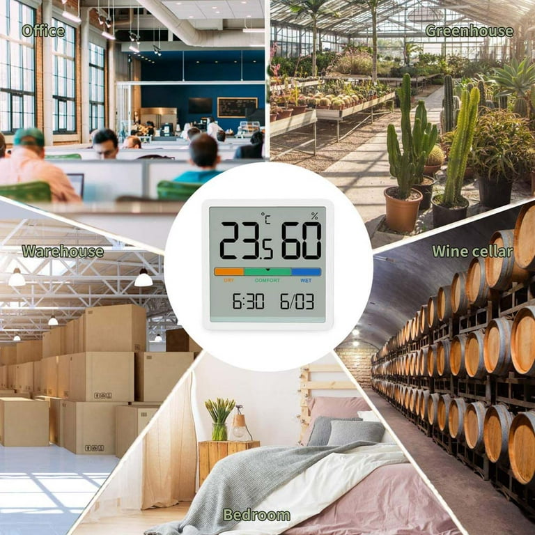 Monitor your greenhouse with a smart thermos-hygrometer 