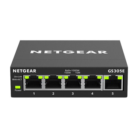 UPC: 0606449140521 | NETGEAR 5-Port Gigabit Ethernet Plus Switch (GS305E)