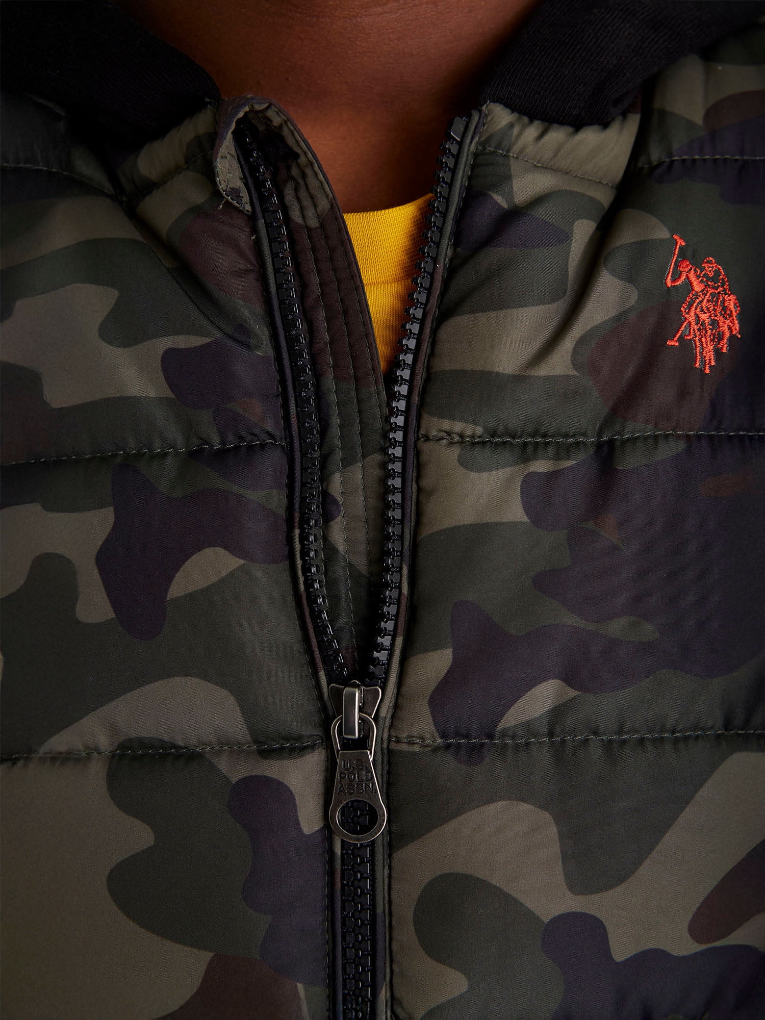 U.S. Polo Assn. Mixed Media Zip Jacket, Sizes 4-18