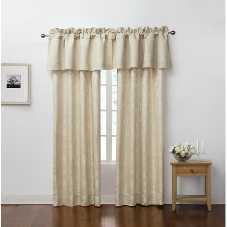 Marquis By Waterford Emilia Deep Cream Tailored Window Valance Marquis By Waterford Emilia Deep Cream Tailored Window Valance