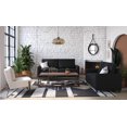 thumbnail image 2 of Queer Eye Wainwright Modern Loveseat, Camel Faux Leather, 2 of 9
