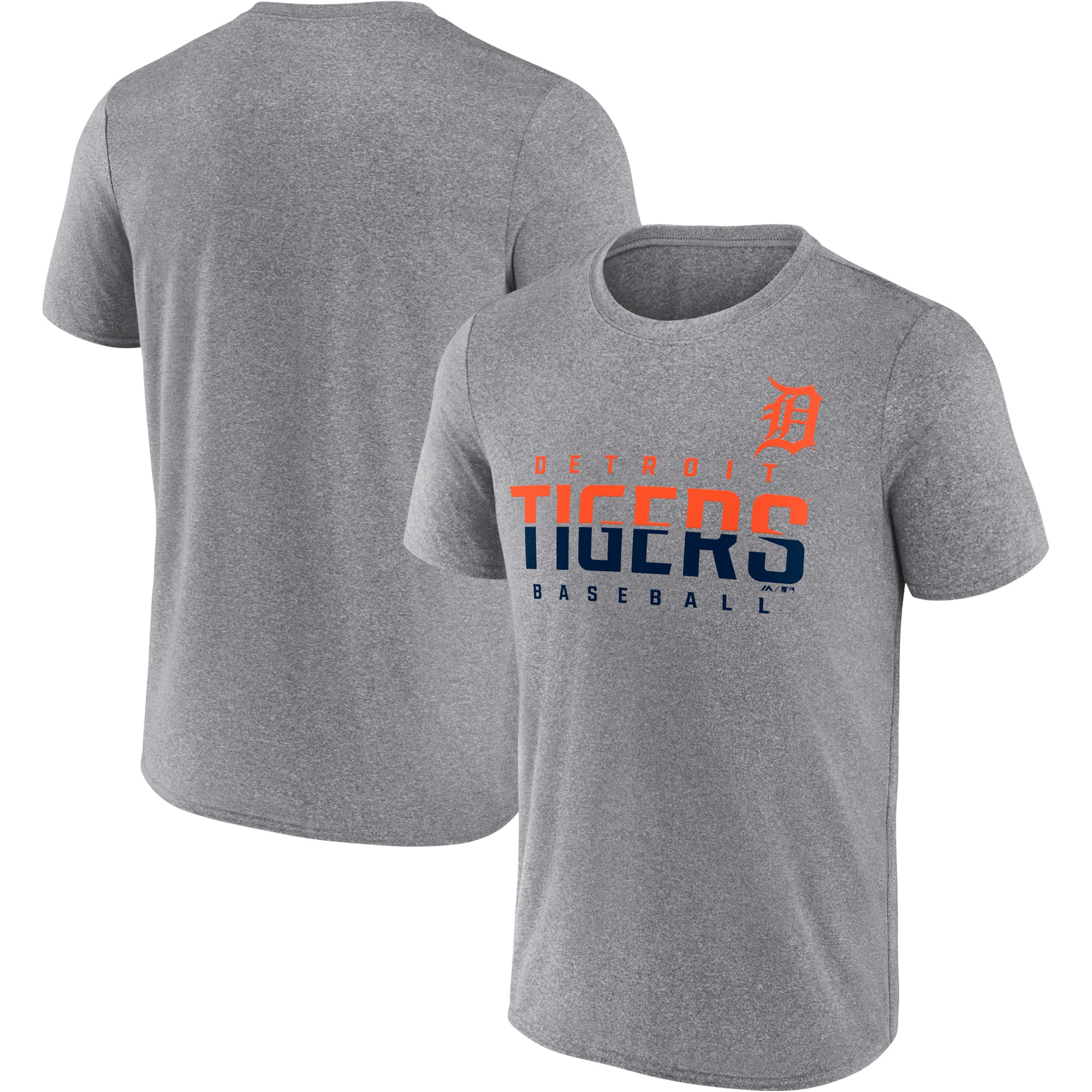 低廉 MLB Productions Youth Navy Heathered Gray Detroit Tigers Team 