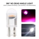 thumbnail image 5 of Riwesomey 10 Uds T10 168 192 2825 COB LED coche cuña estacionamiento luz lateral puerta bombilla instrumento lámpara Auto matrícula luces Bombillas para automóviles rosado 10 piezas Riwesomey VI000621-13, 5 of 6