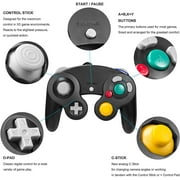 LUXMO Gamecube Controller, Wired Gaming Gamepad Controller for GameCube Video Game Console 1.8m/5.9ft
