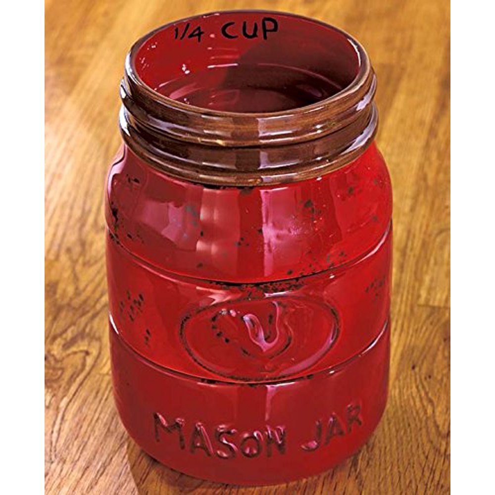 Country Mason Jar Measuring Cup Set