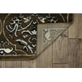 thumbnail image 5 of Linon Home Décor Elegance Area Rug Collection, Brown and Ivory, 2' x 3', 5 of 6