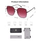 thumbnail image 5 of Gafas de Sol SOJOS Modernas Extra Grandes Cuadradas SJ1146 Negro Mate, 5 of 5