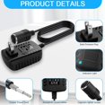 thumbnail image 4 of AC to DC Converter 2A 24W Car Cigarette Lighter Socket Adapter Power Cable 110-240V to 12V AC/DC for Car Appliances Home Use to Wall Plug (2 Pack), 4 of 9