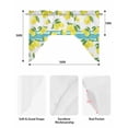 thumbnail image 5 of Yellow Lemons Swag Valances for Windows, Small Curtains Drapes, Summer Botanical Watercolor Kitchen Window Curtains Over Sink Rod Pocket Window Treatment Valance for Bedroom/Bathroom 56"x36", 5 of 5