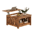 thumbnail image 2 of Mesa De Centro De Madera Rustica Elevable, 2 of 7