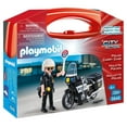 thumbnail image 2 of PLAYMOBIL City Action Police Carry Motorcycle Play Vehicle Playset, for children 4 years and older., 2 of 5