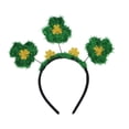 thumbnail image 2 of Bandas para el cabello con trébol del Día de San Patricio Bandas para el cabello de cortesía para fiestas irlandesas Bandas para el cabello con decoración de trébol Banda para el cabello decorativa de, 2 of 6