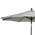 thumbnail image 6 of Four Seasons Courtyard 9' Round Sling Fabric Highland Market Umbrella, Gray, 6 of 6