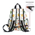 thumbnail image 5 of FORMRS Kids School Backpack with Front Zippered Pocket 12" Student Travel Daypack, Green Cute Vegetables, 5 of 6