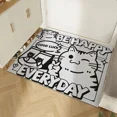 thumbnail image 3 of Floor Mat Entry Gate Mats Cute Cat Non-slip Funny Home коврик Rugs PVC Carpet for Entrance Door 발매트 Kitchen Corridor Outdoor Rug, 3 of 7