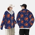thumbnail image 4 of Kdxio Octopus Print Women Men Sun Protection UPF 50+ Jackets Zip Up Long Sleeve Hoodie Hiking Lightweight with Pockets, 4 of 7