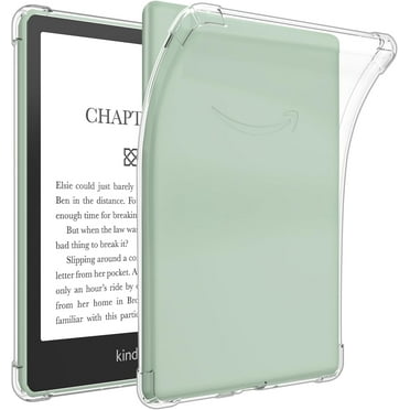 Wanme Clear Case for 6.8" Kindle Paperwhite 11th Gen 2021 & Signature Edition(6.8") - Transparent TPU Case Back Cover for Kindle Paperwhite 11th Generation