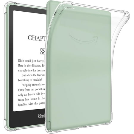 Wanme Clear Case for 6.8" Kindle Paperwhite 11th Gen 2021 & Signature Edition(6.8") - Transparent TPU Case Back Cover for Kindle Paperwhite 11th Generation