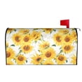 thumbnail image 2 of Haiem Artistic Marble Pattern Sunflower Mailbox Covers Magnetic ,Mailbox Wraps Post Letter Box Cover for Holiday Garden Yard Decor-21x18 in, 2 of 9