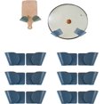 thumbnail image 1 of Torubia 6 Pairs Of Wall Mount Pot Lid Organizer Kitchen Wall Mounted Storage Rack (Blue ), 1 of 8