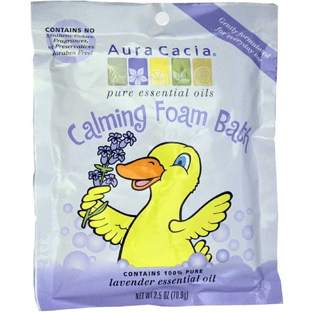 Aura Cacia Calming Foam Bath, Lavender Essentials Oil 2.50 oz