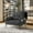 Gray, variant on CQSXDA Comfortable Monochrome Wide Seat Chair in United We Win Corduroy Fabric for Living Rooms and Bedrooms