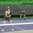 thumbnail image 3 of RayChee 22 ft Deluxe Heavy Duty Pickleball Net Tennis Net with Carry Bag Strong Steel Frame, 3 of 7