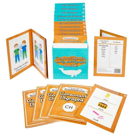 Really Good Phonics Decodable Readers ? Consonant Digraphs and Special Digraphs Book Set