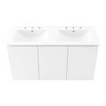 thumbnail image 5 of Modway Bryn 48" Wall-Mount Double Sink Bathroom Vanity in White White, 5 of 9