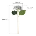 thumbnail image 2 of Unique Bargains Hydrangea Artificial Flowers, 3PCS Faux Hydrangea Flowers Artificial Hydrangeas Fake Silk Faux Flowers, Blue, 2 of 5