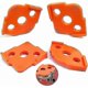 thumbnail image 1 of Lot of 4 Jig for Wood Router On Table. R5 - R40 Template Work Cutout Corner Radius Routing Accessories. Half Circle Ripper Guide Jig (Orange), 1 of 4