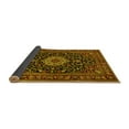 thumbnail image 2 of Ahgly Company Indoor Square Medallion Yellow Traditional Area Rugs, 8' Square, 2 of 4