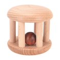 thumbnail image 1 of Hearth & Gear 1Pc Wooden Rattle Roller For Random Style Fine Motor Learning Sensory Development Education Notepad Early Teething 3 Months Inclusive Early Childhood Education Education Books Woke up, 1 of 5