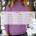 thumbnail image 3 of biudgviw Turtleneck Tops for Women Classic Fit Long Sleeve Sweaters Comfortable Loose Fit Knit Pullover Fall Winter Clothes(Purple,X-Large), 3 of 5