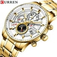 thumbnail image 2 of Curren  8362 Steel Belt Calendar Popular Men's Watch Business Waterproof Quartz Watch, 2 of 6