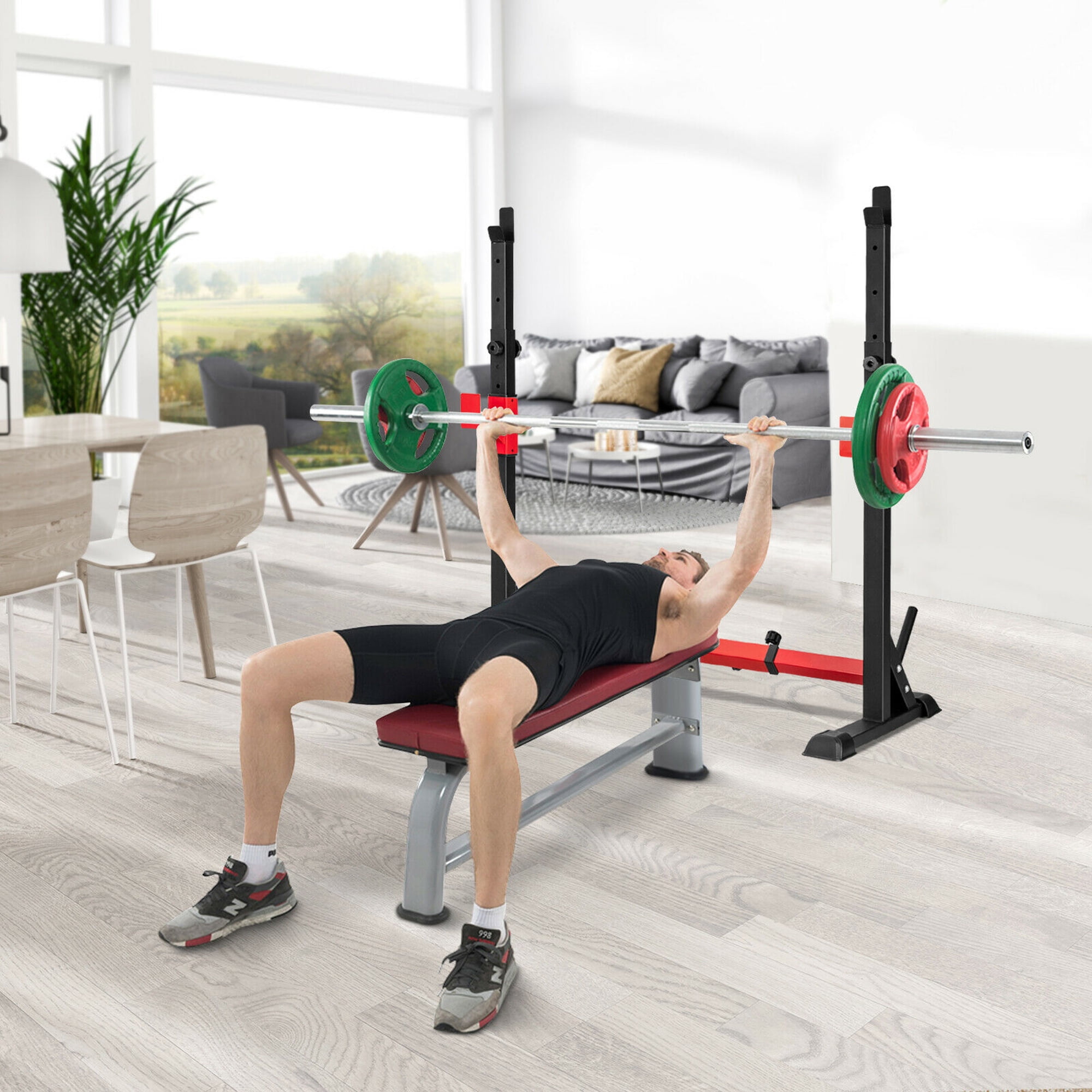 Gymax barbell hotsell