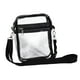 thumbnail image 4 of Bolsa transparente Bolsa transparente Mirando a través de PVC Gran capacidad Monedero transparente visible negro grande, 4 of 7