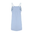 thumbnail image 4 of Vestido de tenis SCZ para mujer con pantalones cortos sin mangas tirantes finos color azul cielo 2xl, 4 of 6